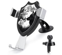 FekiLoot Wolves Love Under The Moon - Supporto magnetico per telefono con animali selvatici, supporto per telefono aggiornato, supporto universale per auto per GPS e tutti gli smartphone.