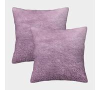 FELASBUID Soft Purple Texture-modern Minimalist Design Federe Cuscini Per Divano Decorative Available All Seasons Fodere Per Cuscini 2 Pezzi Quadrate Moderna Da Letto Per Salotto 50x50cm