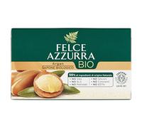 Felce Azzurra Bio - Sapone Solido Argan Profumato 100% Naturale, Sapone Mani, Viso, Corpo - Detergente Idratante Certificato Dermatologicamente Testato, Saponetta Multiuso, Saponette Profumate 125g