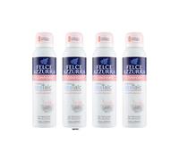 Felce Azzurra Comfort Deodorante Spray con IdraTalc Formula 48h Efficacia Senza Macchie, Con Latte Umido, 150 ml, Confezione da 4 + Italy Shop Portachiavi Gratis