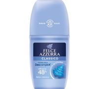 Felce Azzurra - Deodorante Roll On Classico con Formula IdraTalc, Efficacia 48 Ore, Non Macchia - 50 ml