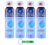 Felce Azzurra Deodorante Spray Classico Deocomplex, Efficacia 48 ore, senza macchie, 150 ml + Portachiavi Beni Culinari