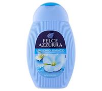 Felce Azzurra, Docciaschiuma, Muschio Bianco, 250 ml | Gel detergente idratante per pelle morbida, note di rosa e bergamotto, dermatologicamente testato