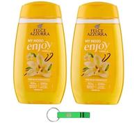 Felce Azzurra Gel Doccia My Mood Enjoy Vaniglia/Gel Doccia Idratante Vaniglia per Pelle Morbida 250ml + Portachiavi Beni Culinari