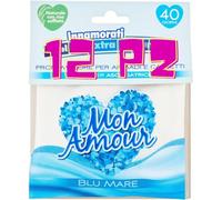 Felce Azzurra Mon Amour - Profumatore per Armadi e Cassetti, Blu Mare, Extra Profumo - 12 Bustine x 20 gr
