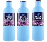 Felce Azzurra Orchidea Nera Bagnodoccia, Essenza di Mistero, 650ml, Confezione da 3