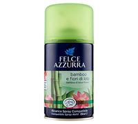 Felce Azzurra- Ricarica Profumatore Ambiente Spray Bamboo e Fiori di Loto per Profumatore per Ambienti Diffusore Automatico, Deodorante Ambiente Profumo Istantaneo a Lungo, Profumatori Diffusori 250ml