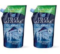 Felce Azzurra - Ricarica Sapone Liquido Mani e Viso Classico Profumato, Igienizza e Idrata, Sapone Mani e Detergente Viso Gel per Igiene Quotidiana, Delicato e Dermatologicamente Testato, 500 ml