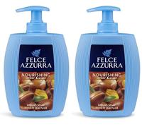 Felce Azzurra - Sapone Liquido Mani Nutriente Ambra e Argan Profumato, Igienizza e Idrata, Sapone Mani per Igiene Quotidiana Cremoso, Delicato sulla Pelle e Dermatologicamente Testato, 300 ml