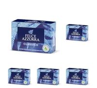 Felce Azzurra - Sapone Solido Classico Profumato 100% Naturale Ideale come Sapone Mani, Viso, Corpo, Detergente Idratante con Glicerina Vegetale, Saponetta Multiuso Nutriente, Saponette Profumate 100g