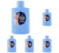 Felce Azzurra - Talco in Polvere Profumato Classico in Barattolo Assorbente, Rinfrescante, Lenitivo per Adulti, Bambini e Bagnetto Neonato con Formula 100% Naturale per Pelle Morbida e Asciutta, 200gr