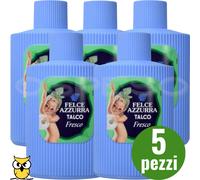 6 pezzi Felce Azzurra Fresco Barattolo Talco Profumato 200gr
