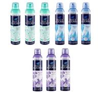 3 Pezzi Felce Azzurra Spray Profumo Deodorante per Ambienti Muschio Bianco 250ml