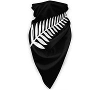 Felce Maori della Nuova Zelanda Uomo Donna Bandana Decorazione Facciale Durevole Scaldacollo Elastico Ghetta da Collo per Yoga Escursionismo Ciclismo