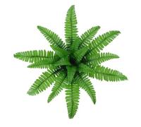 Felci artificiali per esterni, pianta verde resistente ai raggi UV e realistica, piante artificiali, pianta verde realistica, resistente ai raggi UV, per porta di casa, giardino, cortile, balcone