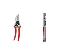 FELCO 2 Forbici da Potatura Professionali Bypass 25 mm per Mano Destra e Mani Grandi con Affilatore Multifunzionale FELCO 905