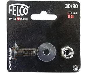 FELCO 30/90 Kit di riparazione con bullone e dado, argento, 35 x 15 x 5 cm