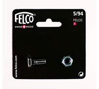 FELCO 5/94 Kit di riparazione con bullone e dado, argento, 35 x 15 x 5 cm