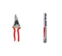 FELCO 6 Forbici da Potatura Professionali Compatte Bypass 20 mm per Mano Destra con Affilatore Multifunzionale FELCO 905