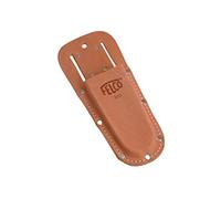 FELCO 910 fodero per cesoie da giardino (fondina in vera pelle, con passante per cintura + clip, si attacca alla cintura, per cesoie / forbici da potatura)