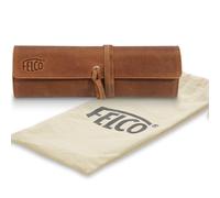 FELCO 925 - Custodia in pelle per forbici da giardino con supporto per pietra affilatrice FELCO 903, chiusura a clip e cinturino in pelle, adatta per forbici con manici rigidi, qualità svizzera