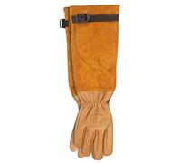 FELCO Guanti modello 705 Rose - Guanti in pelle scamosciata resistente alle forature di alta qualità taglia rosetta potatura taglio orticultisti fioristi giardinieri specialisti coltivatori di rose