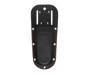 FELCO Nero 910 - Custodia in pelle in materiale di alta qualità con clip per cintura per il trasporto pratico di attrezzi da giardino