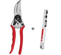 FELCO Set Forbice composto da Forbice potatura F02 e affilalame 905