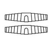 FELCO Set con 2 molle 2/11 2/91 Quantità:1