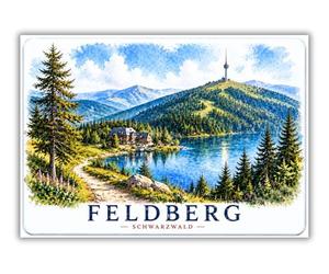 Feldberg 010626 - Calamita da frigorifero Souvenir della Foresta Nera Germania