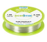 Felder 51761010 ISO-Core Ultra Clear SAC305 Stagno per saldatura Bobina Sn96,5A