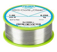Felder 5552941020 ISO-Core Clear Sn100Ni+ Stagno senza piombo Bobina Sn99,25Cu0