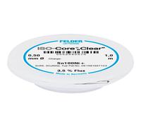 Felder ISO-Core Clear Sn100Ni+ Stagno per saldatura Bobina Sn99,25Cu0,7Ni0,05