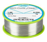 2226449 felder lttechnik iso-core clear sn100ni+ stagno senza piombo bobina