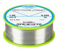 Felder ISO-Core Clear Sn100Ni+ Stagno senza piombo Bobina Sn99,25Cu0,7Ni0,05