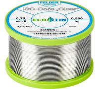 Felder Loettechnik ISO-Core Clear Sn100Ni+ - Bobina Sn99, 25Cu0,7Ni0,05, 0,500 kg, 0,75 mm