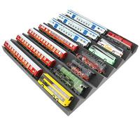 Feldherr 500 x 500 x 55 mm Customizable Zig-Zag Pattern Foam Tray for Model Railways H0 Gauge / 00 Gauge, Amount:1 PCS.