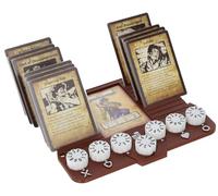 Feldherr Cruscotto contatore a Clip, Compatibile con HeroQuest (2021) - Ausilio di Gioco per Una Facile Gestione dei Personaggi Grazie a Slot per Carte e quadranti