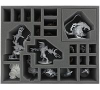 Feldherr FSFH085BO Vassoio Full-Size in Schiuma da 85 mm con 22 Scomparti Compatibile con Tutti i Mostri Zombicide Black Plague Monsters