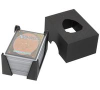 Feldherr portacarte in plastica + Coperchio Compatibile con Le Carte da Gioco in Formato Standard - 150 Carte - 1 Vassoio