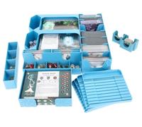 Feldherr Set aggiornamento Organizer Premium Compatibile Warhammer Quest: Darkwater, per Carte imbustate, 4 Porta-Carte, 4 Pannelli Giocatore, vassoi gettoni