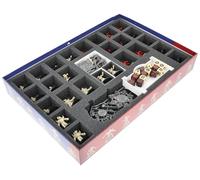 Feldherr Set di schiuma compatibile con Blood Bowl - Terza Stagione - Inserto scatola per miniature - Protezione per figure dipinte, gettoni e porta dadi, conservazione sicura