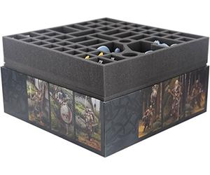 Feldherr Set di vaschette in Schiuma Compatibile con Blood Rage + 3 espansioni