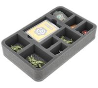 Feldherr Vassoio in schiuma compatibile con Warhammer Underworlds Spitewood - Kurnoth's Heralds - Inserto mezzo formato per miniature, carte e componenti di gioco - HS050A176