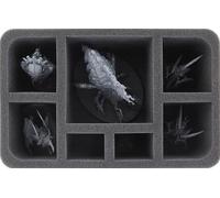 Feldherr Vassoio in Schiuma per Warhammer 40k Tyranids, a metà Misura, per stoccaggio e Trasporto, Compatibile con Warhammer 40k Tyranids (HS120A021)