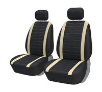 FELEA Coprisedili per Auto 2 Pezzi, per Suzuki Jimny GJ 2018-2024 coprisedili Anteriori Auto, Traspirante Impermeabile e Antiscivolo,B-Beige