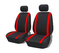 FELEA Coprisedili per Auto 2 Pezzi, per Suzuki Jimny GJ 2018-2024 coprisedili Anteriori Auto, Traspirante Impermeabile e Antiscivolo,A-Red
