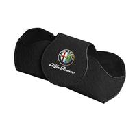 FELEA Porta Occhiali per Auto per Alfa Romeo Giulietta Giulia Stelvio Mito 147 156 159 166,Supporto per Occhiali per Visiera Solare Auto Accessori Auto,A