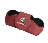 FELEA Porta Occhiali per Auto per Alfa Romeo Giulietta Giulia Stelvio Mito 147 156 159 166,Supporto per Occhiali per Visiera Solare Auto Accessori Auto,F