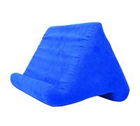 Felenny Supporto per tablet, supporto multi-angolo, morbido, supporto per tablet, supporto a cuneo universale pigro con grandi tasche in rete per tablet, libri e lettori, riviste